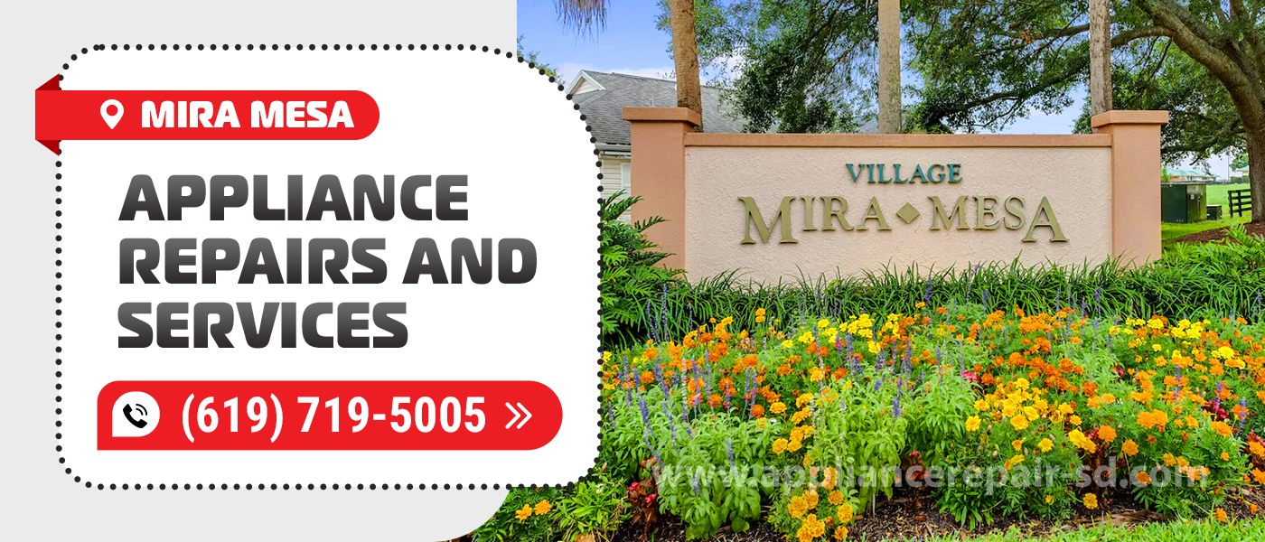 mira mesa appliance repair service