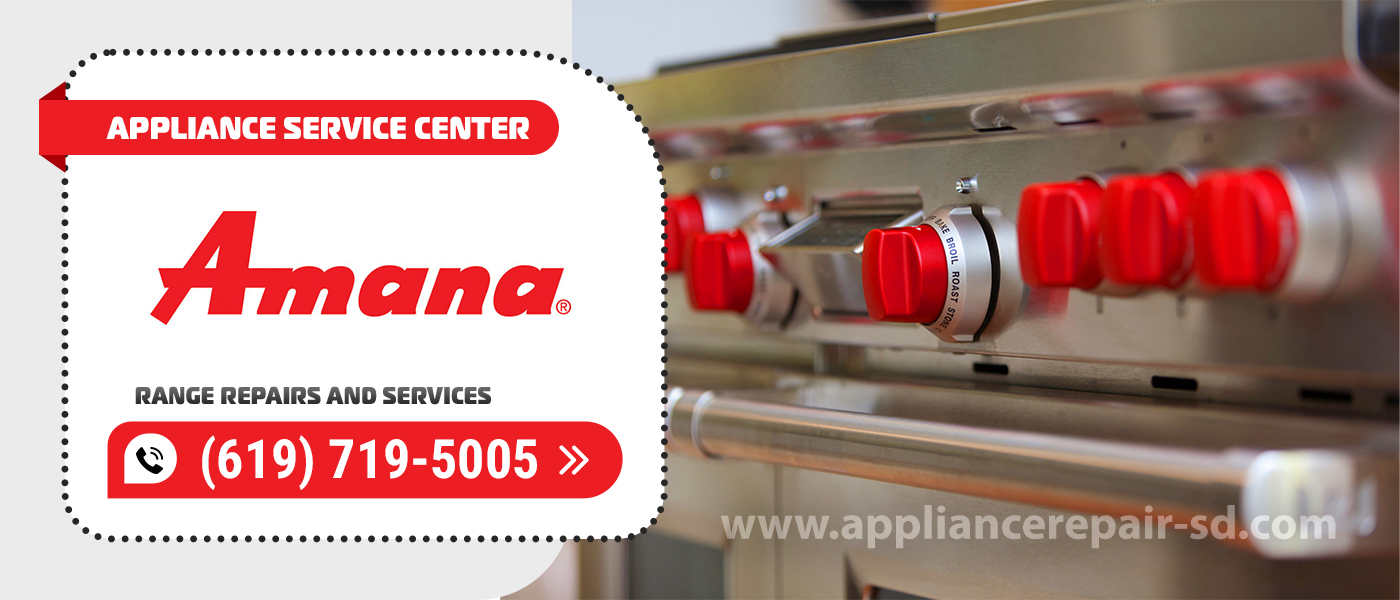 amana range repair services