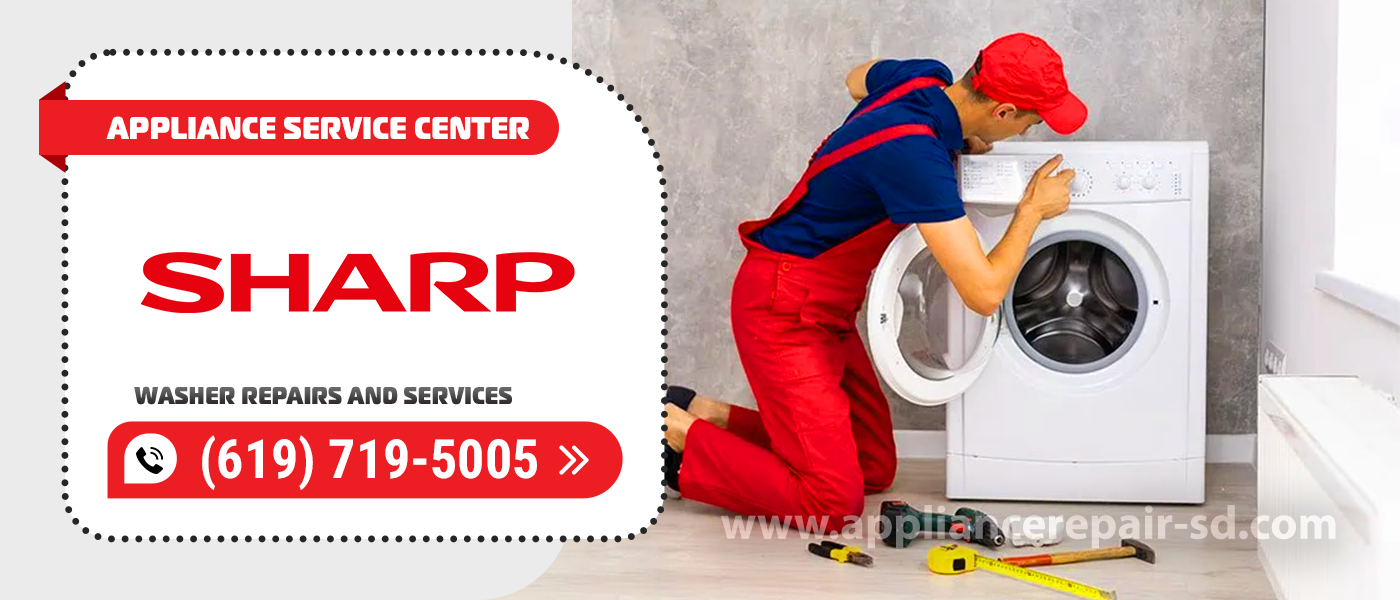 sharp washing machine repair services